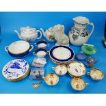 Collection of ceramics to include Wedgwood Jasperware