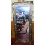 Metal & brass framed large mirror