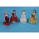 4 Royal Doulton figurines