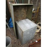 2 galvanised tanks