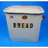 Enamel bread bin