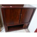 Exotic wood cabinet