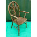 Windsor wheel back armchair