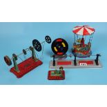 Collection of Mamod & Wilesco tin plate toys and accessories