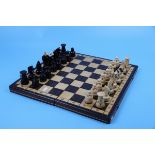 Chess set - When open 44cm x 44cm