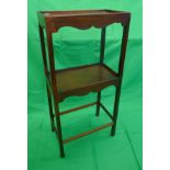 Mahogany etagere