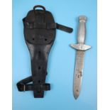 French divers knife in sheath - Marked Inox
