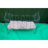 Victorian wrought iron cot