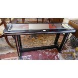 Mirror topped console table