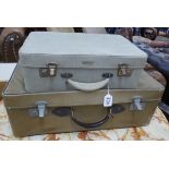 2 vintage suitcases by antler