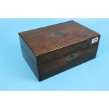 Mahogany writing box