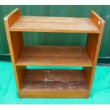 Oak Cotswold school bookcase