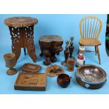 Collection of wooden ware