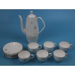 Royal Worcester Celeste tea service and small Wedgwood dish