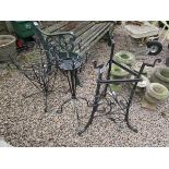 3 metal plant stands