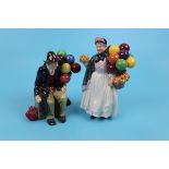 2 Royal Doulton figurines - Balloon sellers - HN & HN
