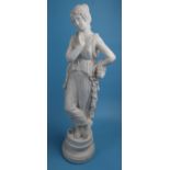 Parianware figure - Approx H: 65cm