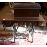 Singer sewing machine table