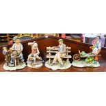 4 Capodimonte figures