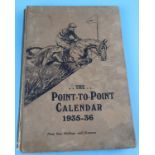 Book - Point to Point Calendar - 1935 - 36