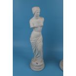 Parianware figure - Approx H: 58cm