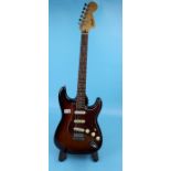 Sunburst Squire Strat by Fender - Affinity series - Crafted in Indonesia