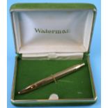 Small cased ball point pen by Waterman of France