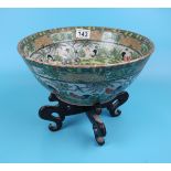 Chinese bowl on stand