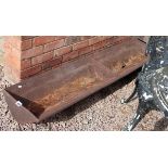 Large cast iron trough - Approx L: 178cm