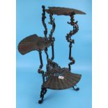 Ornate cast iron pot stand