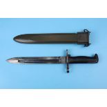 US Springfield bayonet in sheath