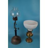 2 oil lamps