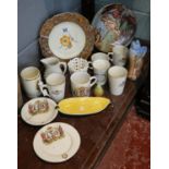 Collection of china to include Myott & Son