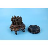 Unusual wax casting on stand - Chinese Whispers