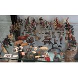 Collection of lead soldiers & animals etc to include Britain's