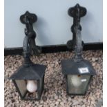 Pair of external light fittings