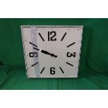 Large square station style clock - Approx 70cm x 70cm