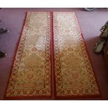 Pair of New Zealand wool runners - Approx size: 249cm x 70cm