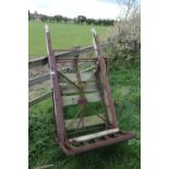 Large antique adjustable sack truck