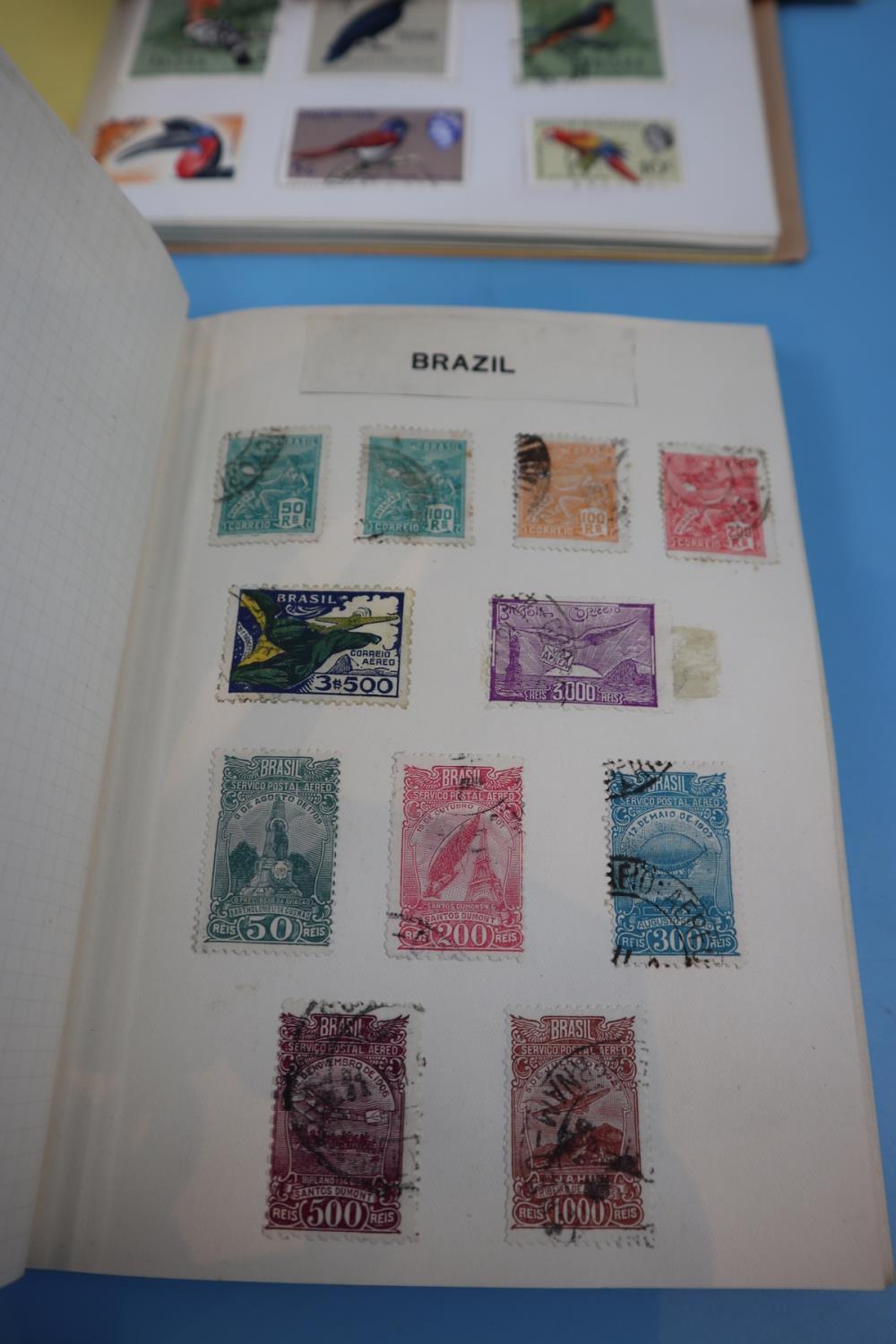 Stamps - GB album, all World airmail album, all World stamps in packets etc - Image 4 of 15