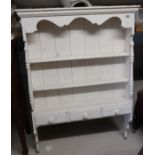 Painted pine shelf unit