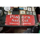 Players Navy Cut large enamel sign - Approx 148cm x 55cm