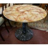 Upcycled round table