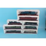 8 collectable model locomotives