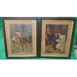 Pair of Victorian prints