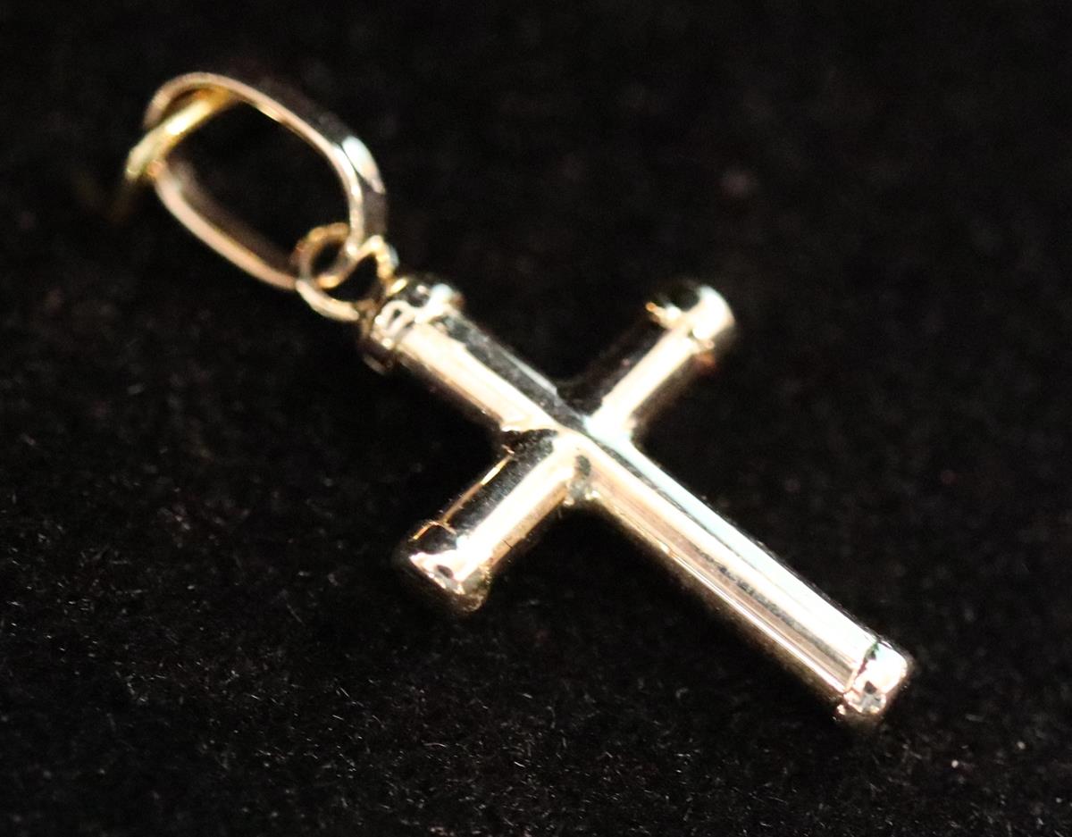 Small gold crucifix