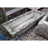 Stone trough