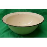Large enamel bowl - Approx diameter: 55cm