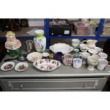 Collection of ceramics etc