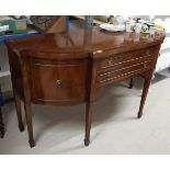 Inlaid mahogany sideboard